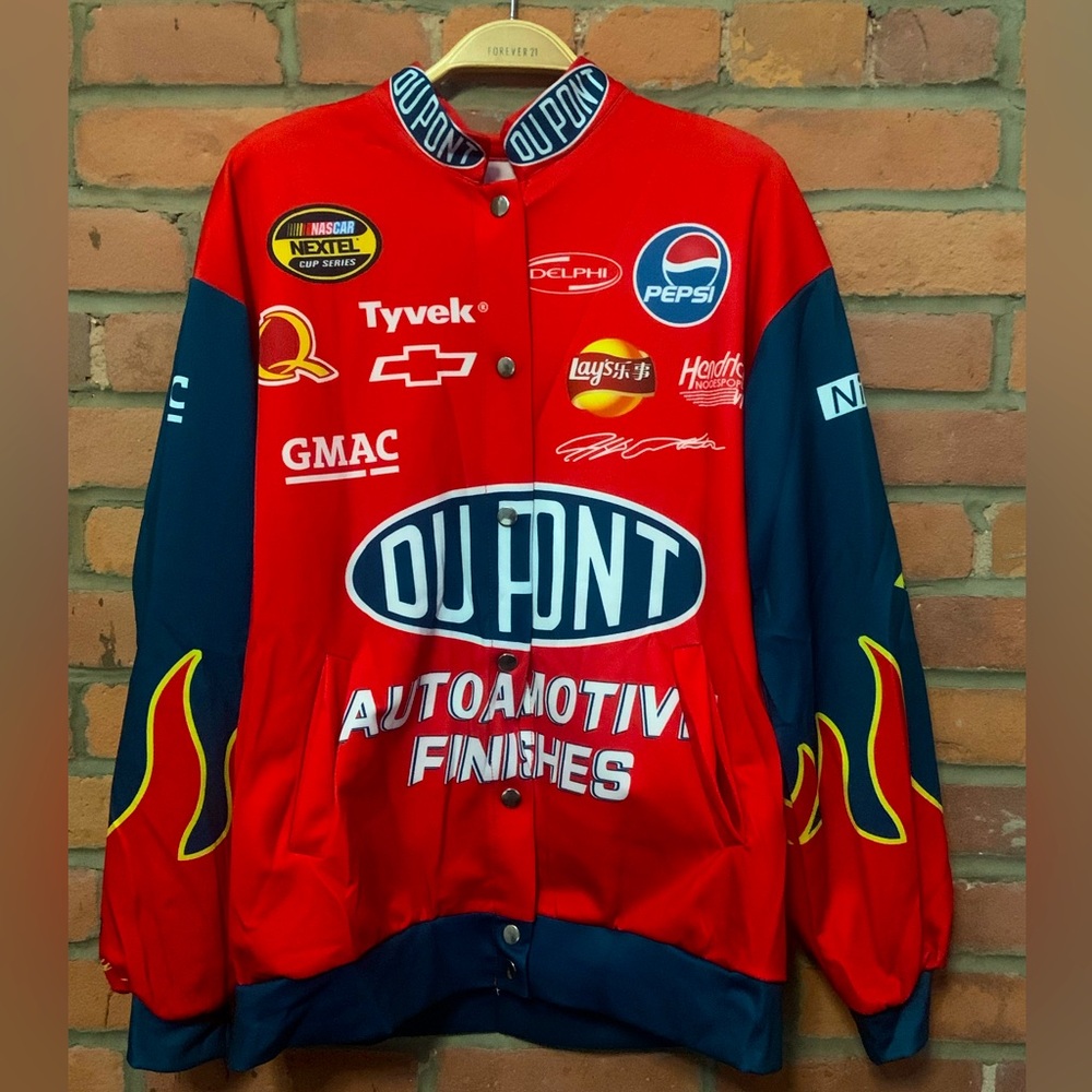 NWOT racecar varsity jacket large